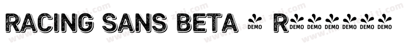 Racing Sans Beta 4 R字体转换